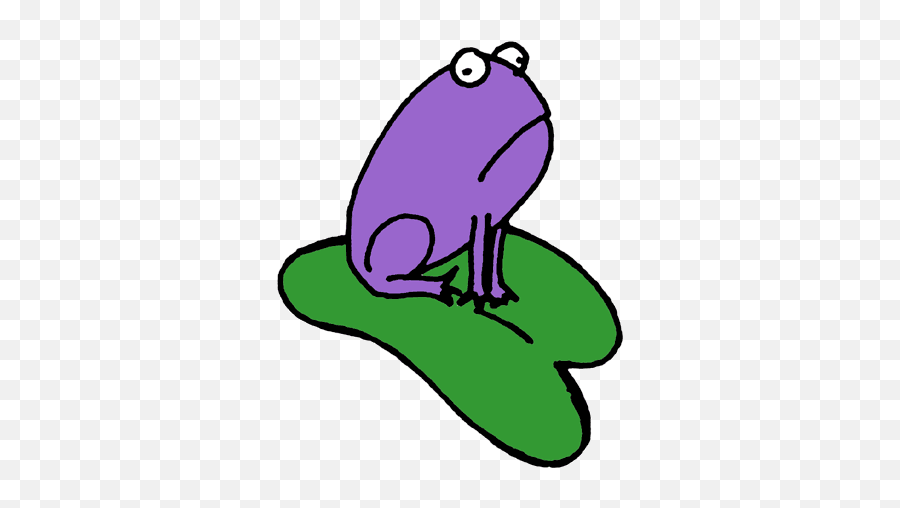 Purple Frog Clipart - Clip Art Library Clipart Purple Frog Emoji,Frog Emoticon Whatsapp