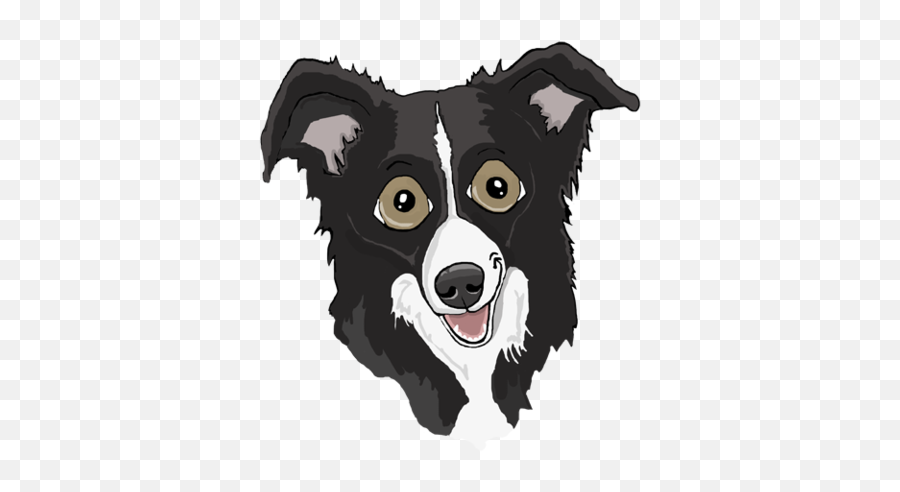 Border Collie Emoji,Husky/border Collie Emoji