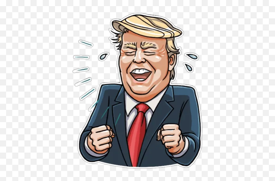 Mr Trump 1 Stickers For Whatsapp - Sticker Trump Telegram Emoji,Trump Emoji Android