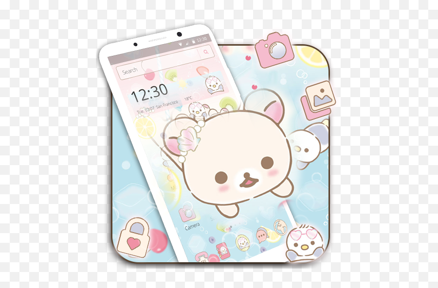 Cute Adorable Doggy Theme Apk Download - Smartphone Emoji,Kakaotalk Apeach Emoji