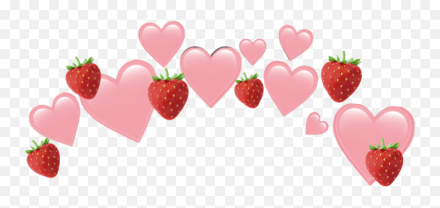 Heartcrown Heartjoon Pink Sticker By Haley Namjoon - Emoji Crown Pink Heart,Emoji Crown Overlay