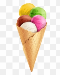 Ice Cream Bowl Transparent - Shefalitayal Icecream Cone Clipart Png Emoji,Strawberry Sundae Emojis