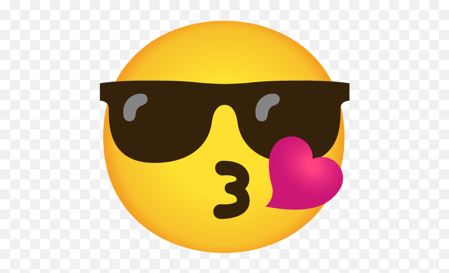 Emoji Mashup Bot On Twitter Sunglasses Kissing - Happy,Witness Emoji