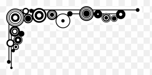 Corner Border Free Download Clip Art - Black And White Simple Corner Border Design Emoji,Emoji Borders