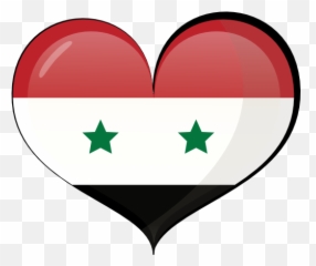 Syria Heart Flag Clipart I2clipart - Royalty Free Public Emoji,Flag For Fb Emoticons