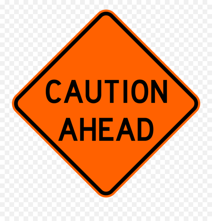 Caution Ahead Warning Trail Sign Digital Crayon Emoji,Caution Sign Emoji