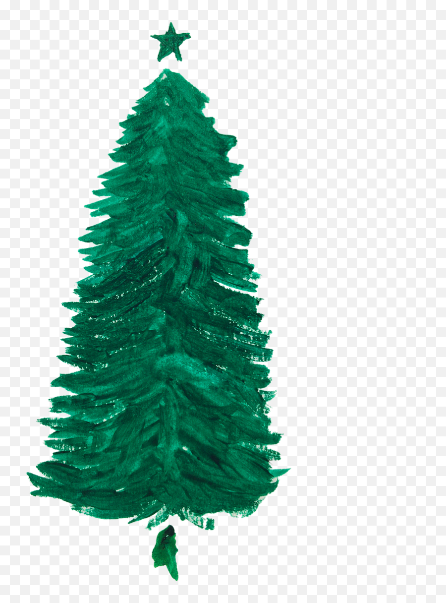 Watercolor Christmas Tree Png Image Png Mart Emoji,Christams Tree Emoji