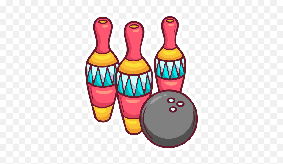 Bowling Stickers - Free Gaming Stickers Emoji,Bowling Ball Emoji