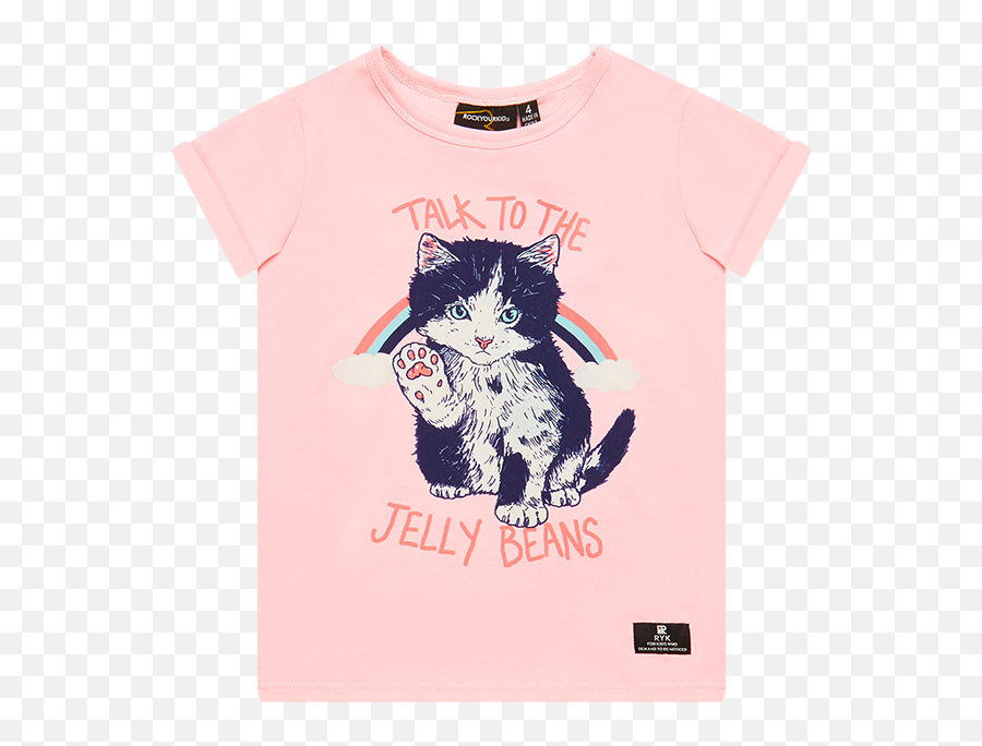 Rock Your Baby Talk To The Jelly Beans Ss T Shirt - Short Sleeve Emoji,Girls Emoji Tee
