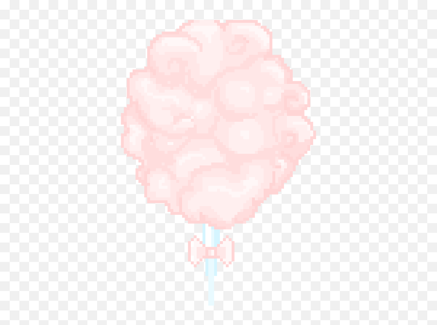 Bow Cotton Candy Yummy Sweet Pink - Cotton Candy Pixel Emoji,Cotton Candy Emoji