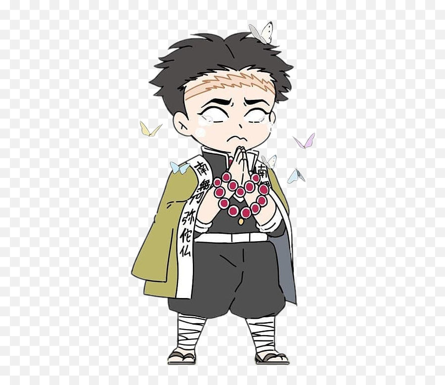 Kimetsunoyaiba Demonslayer Sticker By Love And Hope - Gyomei Himejima Sticker Png Emoji,Slayer Emoji