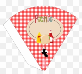 Picnic Free Party Printables And Boxes - Red Gingham Circle Png Emoji,Glam Emoji Birthday Party
