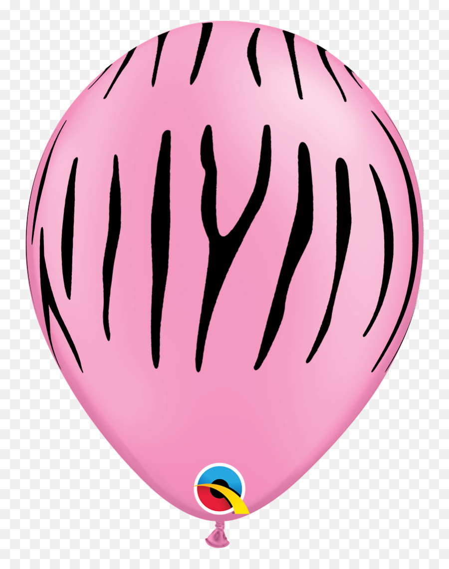 Zebra Stripes Latex Balloon - Blue Zebra Latex Balloon Emoji,Party Balloon Emoticons