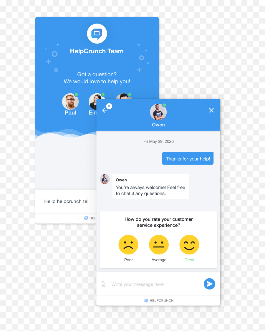 Helpcrunch - 1 Intercom Alternative For Customer Service Intercom Widget Emoji,How To Make Your Emoji Talk