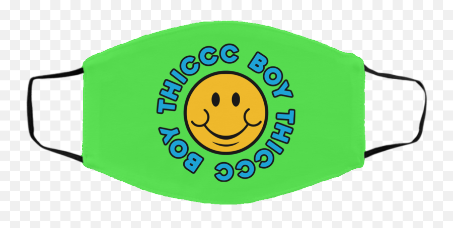 Thicc Boy Brendan Schaub Merch Thiccc Boy Smiley Face Mask - Mask Emoji,Kc Chiefs Emoticon