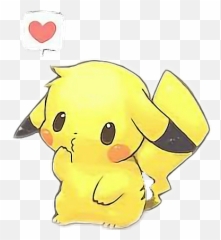 Pikachu Pokemon Chibi Kawaii Sticker - Anime Cute Kawaii Pikachu Emoji,Emoji Pokemon Set