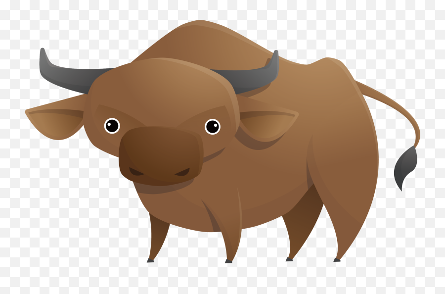 Free Buffalo Silhouette Png Download - Transparent Buffalo Cartoon Png Emoji,Bison Emoji