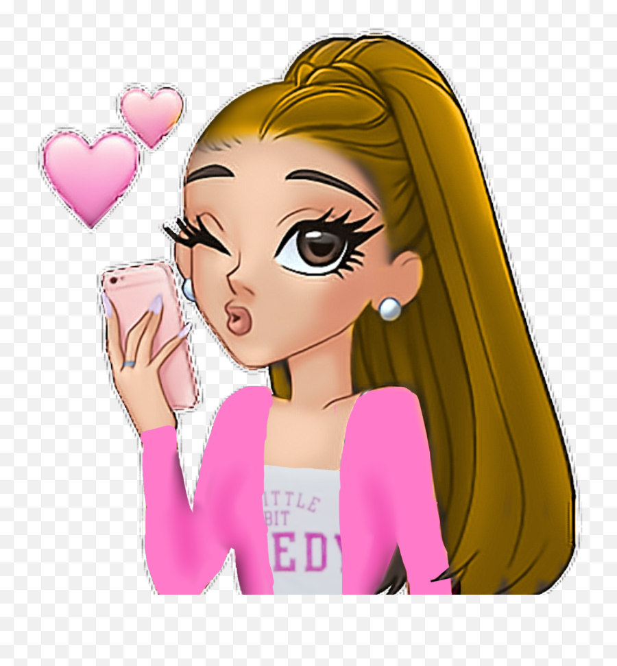 Ariana Grande Arimoji Png Transparent - Regina George Cartoon Png Emoji,Ariana Grande Emoji