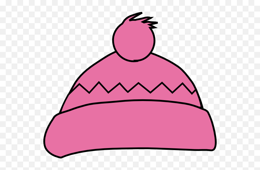 Pink Winter Hat Clip Art - Transparent Winter Hat Clipart Emoji,Emoji Winter Hat