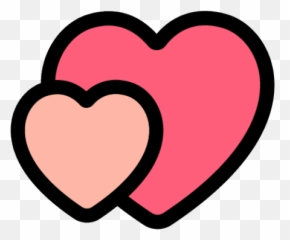 Heart Clipart Clipart Pink Double Heart - Heart Color Icon Png Emoji,Double Hearts Emoji