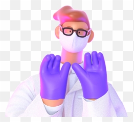 Mask 3d Illustrations Designs Images - Doctor 3d Icon Emoji,Mask And Gloves Emoji