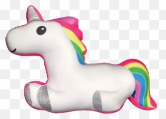 Rainbow Unicorn Glitter Microbead Pillow - Unicorn Rainbow Emoji Pillow,Unicorn Emoji