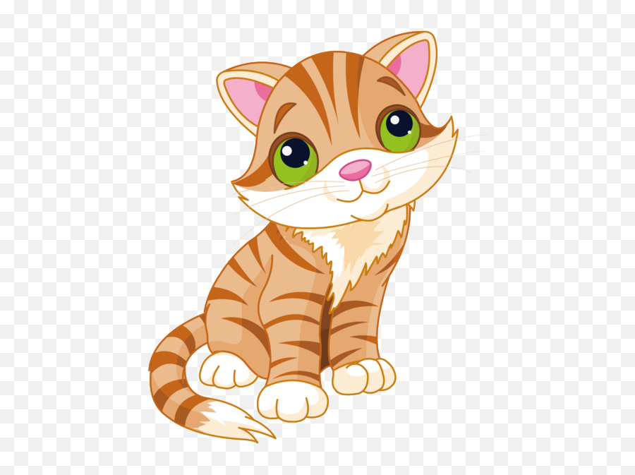 Kitten Cat Desktop Wallpaper Clip Art - Cat Clipart Png Emoji,Preoccupied Emotions Clip Art