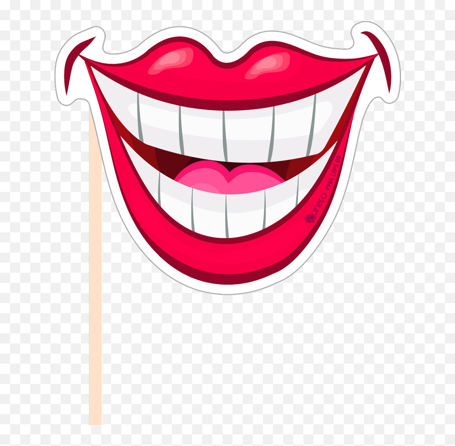 Lips Clipart Shh Lips Shh Transparent - Clipart Photo Booth Props Emoji,Mouth Shh Emoji