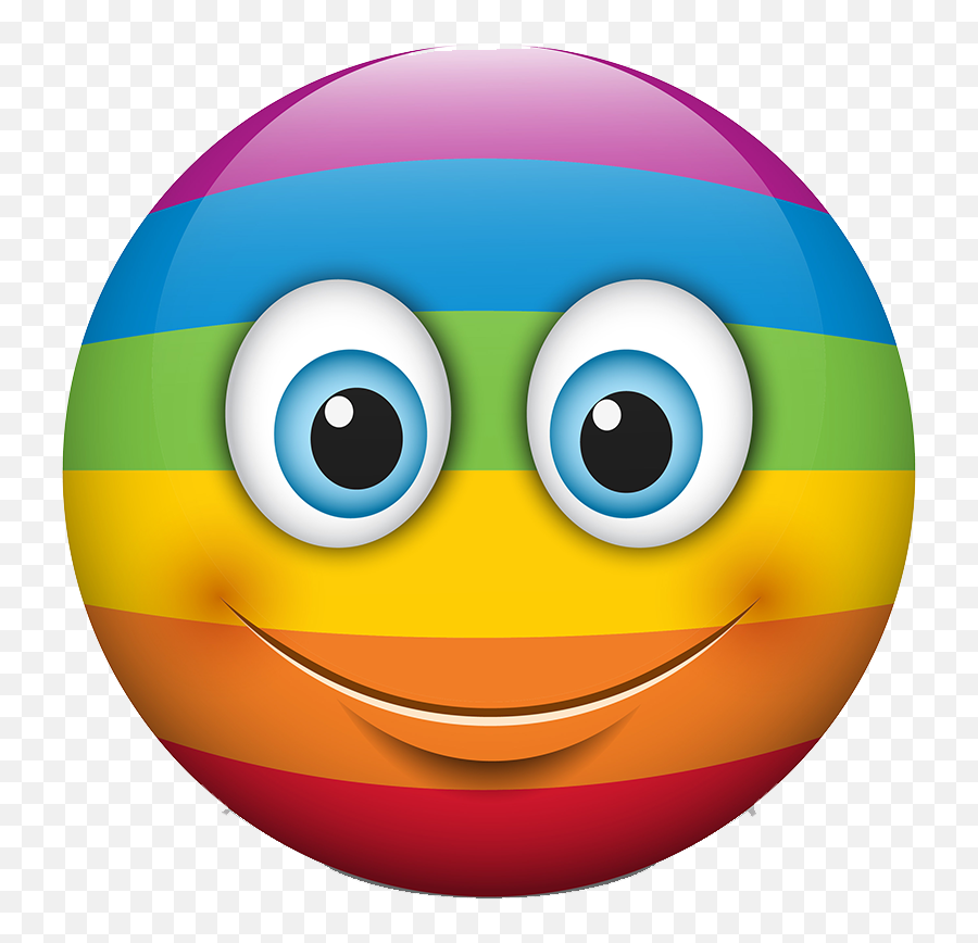 Pin By On Smiley Funny Emoticons Emoticon Emoji - Rainbow Smiley Face,Cat Emoticons