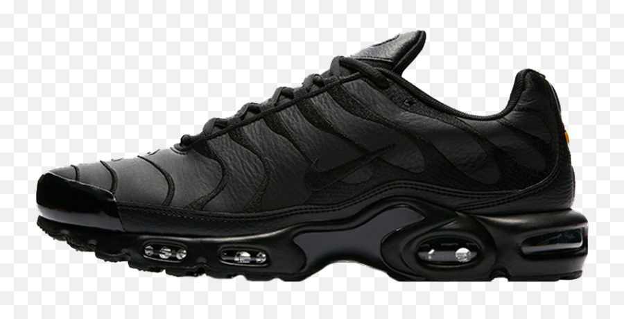 Nike Air Black Leather Hiking Shoes - Nike Tn Black Leather Emoji,Hiking Boot Emoji