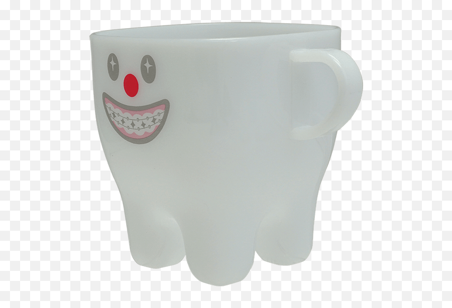 Tooth Plastic Cup Straightening Emoji,No Plastic Emoji