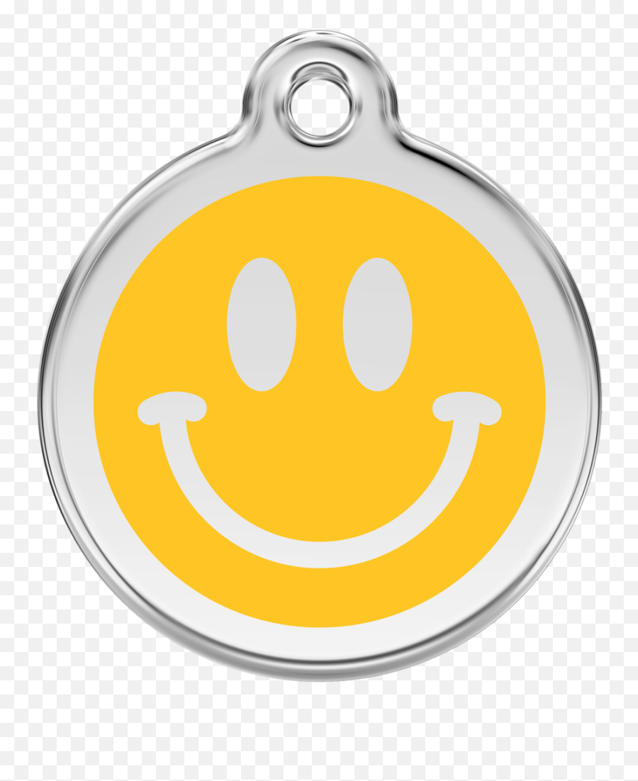Red Dingo Hundemarke Emaille - Smile Face Emoji,Barf Emoticons
