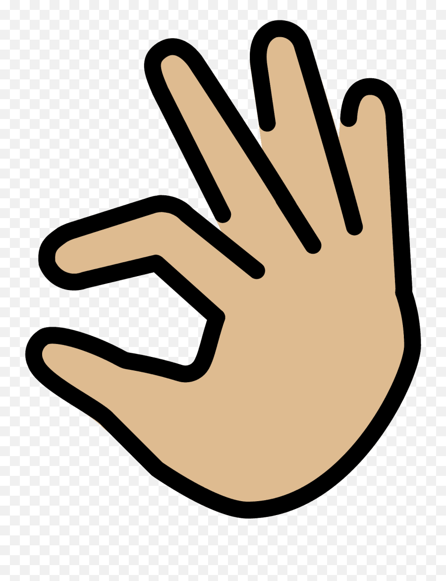Pinching Hand Emoji Clipart - Vingers Emoji,3 Fingers Emoji