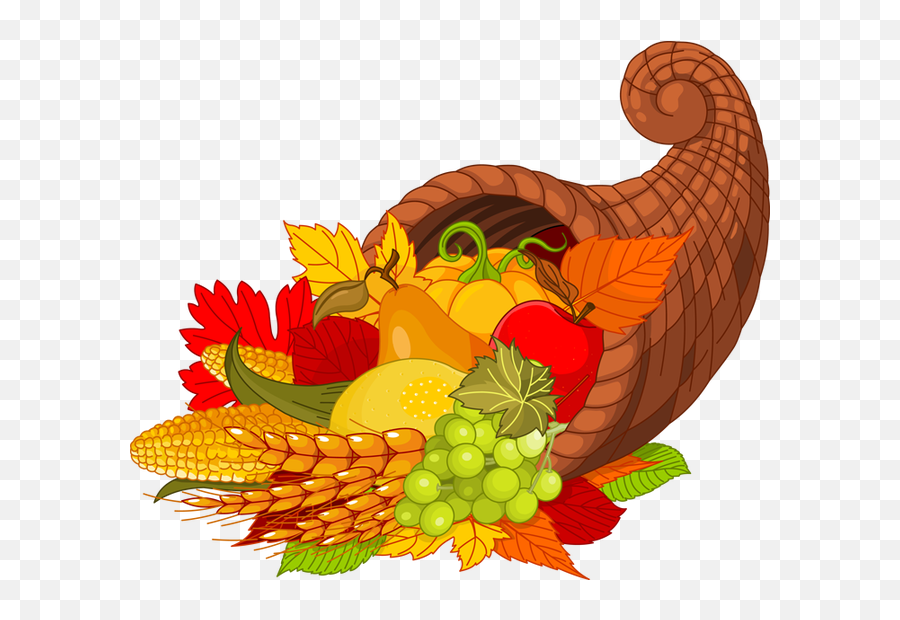 Cornucopia Clipart Harvest Time - Horn Of Plenty Thanksgiving Emoji,Harvest Time Emoji