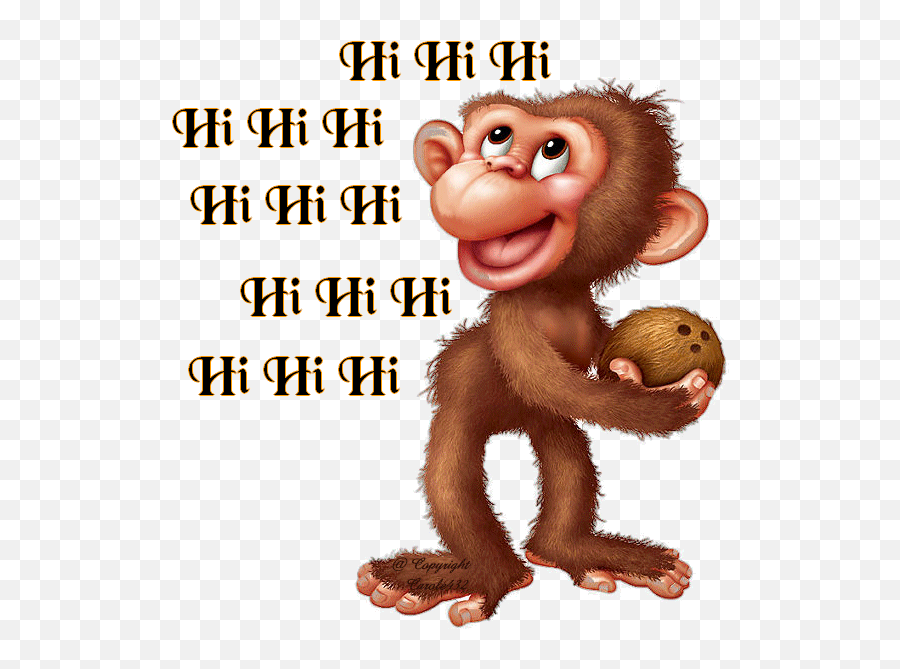 Top Hey Monkey Stickers For Android U0026 Ios Gfycat - Hi Monkey Emoji,Monkey Emoji Gif
