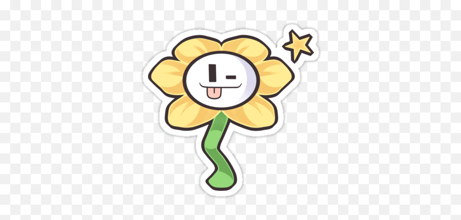 Surprisingly Seductive Flower From Undertale By Stanxiety - Flowey Png Emoji,Undertale Emoticons