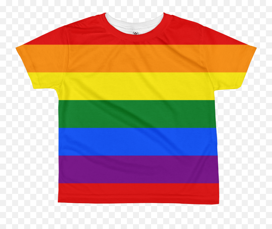 Love Is Love Rainbow Kids Children Round Collar Tee Clothes - Short Sleeve Emoji,Kids Emoji Leggings