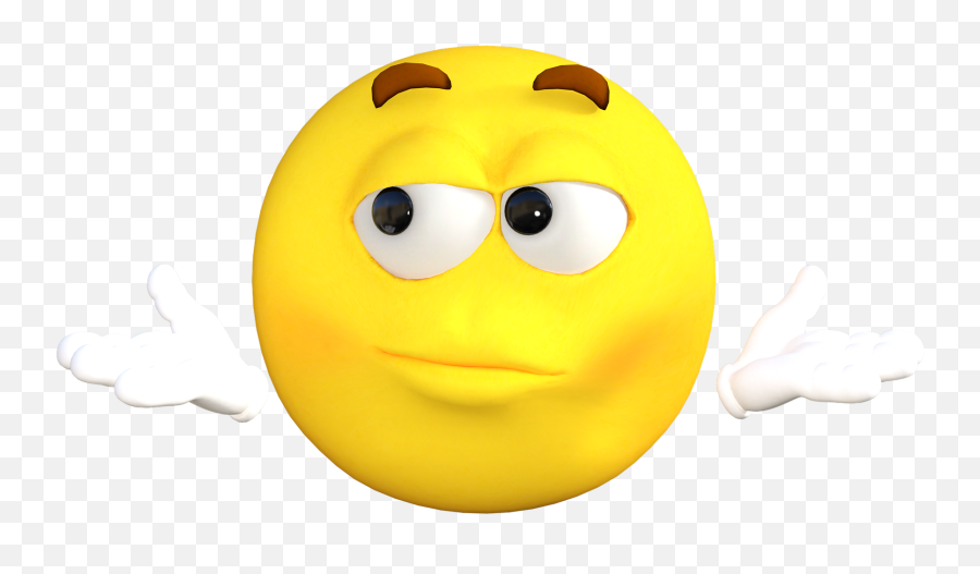 Emoticonemojiyellowfacesmile - Free Image From Needpixcom Stickers De Emojis 3d,Straight Face Emoji