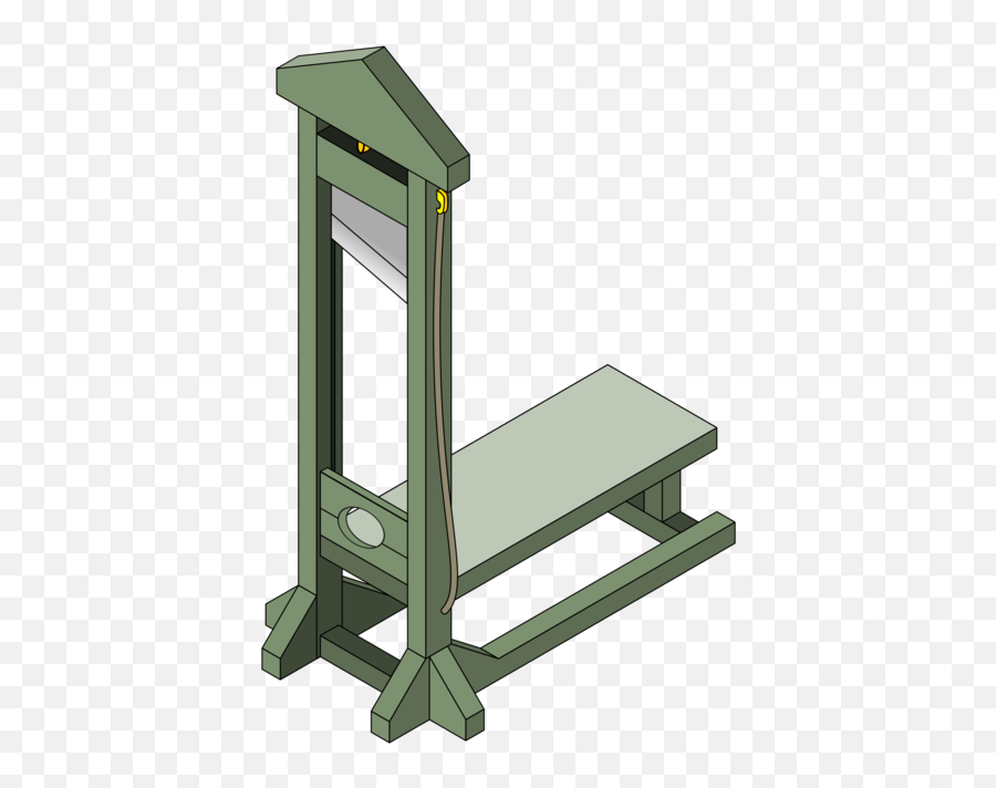 Table Furniture Guillotine Png Clipart - Guillotine Clipart Png Emoji,Guillotine Emoticon