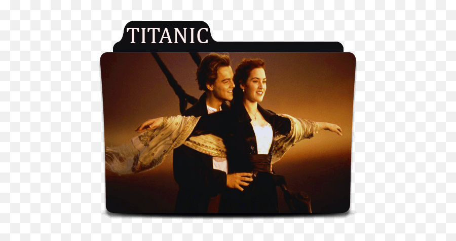 Titanic Movie Folder Icon - Titanic Winslet 16 9 Emoji,Emoji 2 Titanic