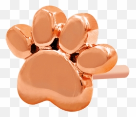 Junipurr Gold Dog Paw Sara Pierced Me - Dot Emoji,Weiner Dog Emoticons