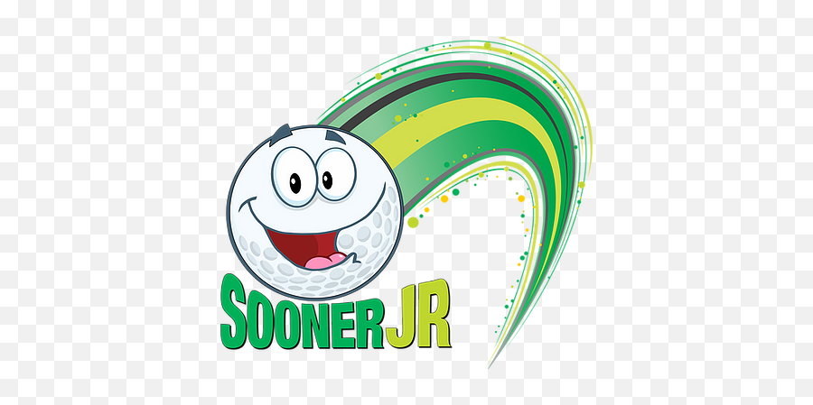 Sooner Jr - Golf Ball Cartoon Emoji,Emoticon Golf