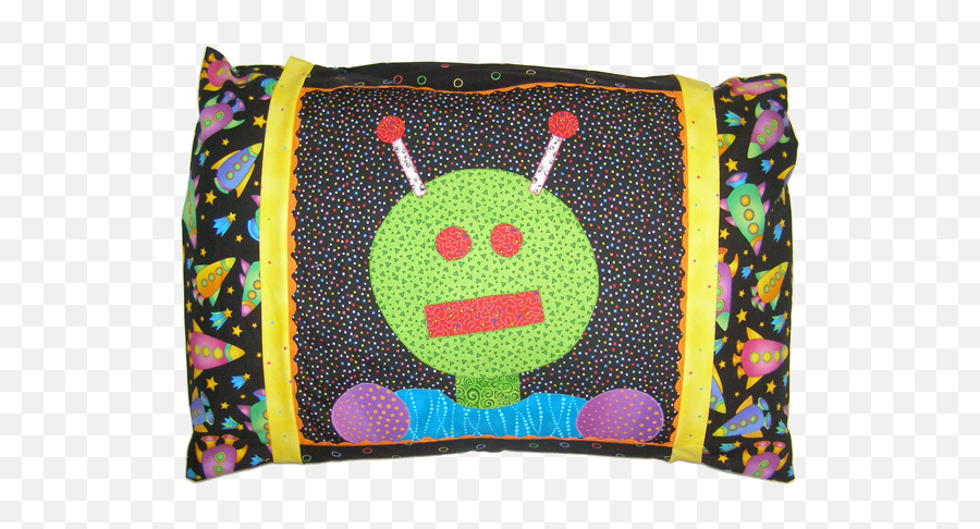 Rockets N Robots Quilt Pattern Emoji,Robot Head Emoticon