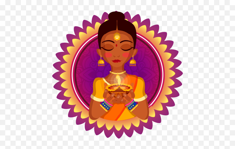 Diwali - Diwali Emoji,Meditate Emoji