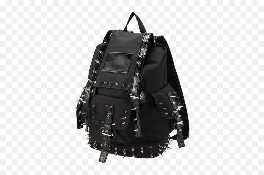 Mochilas Fofas Mochilas Estilosas - Black Spiked Backpack Emoji,Mochila Escolar Dos Emotions