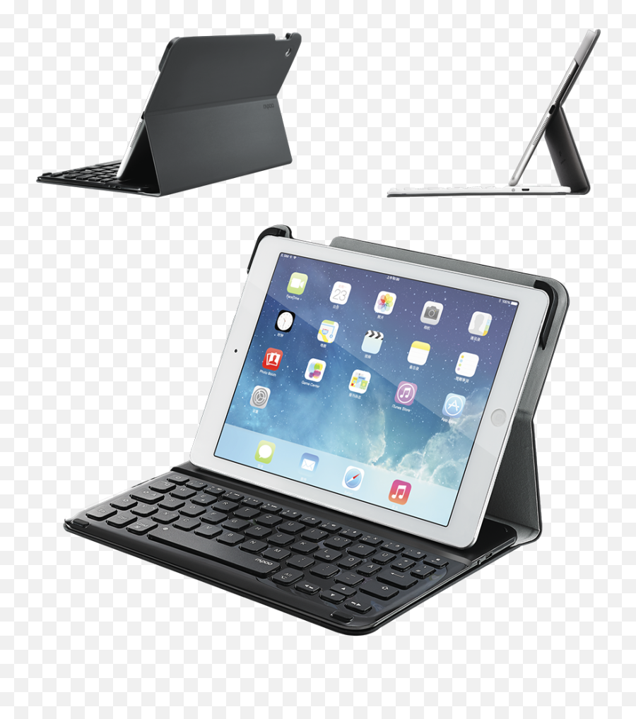 Ipad Air Ipad Air 2 Rapoo Tk810 Dansk Bluetooth Keyboard M - Tablet Apple Con Teclado Emoji,Emoji Ipad Mini Cases