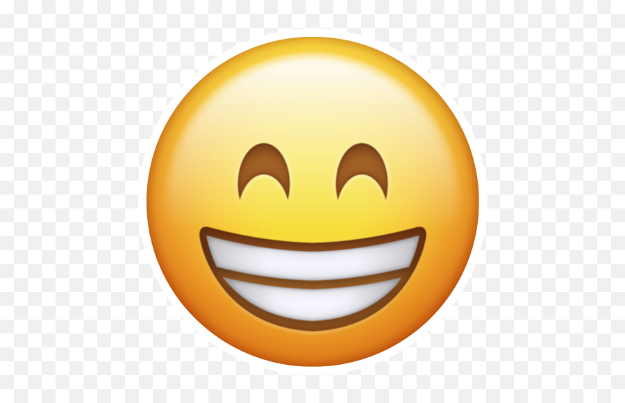 Happy Happyface Emoji Emojis Sticker By Malia Nishida - Smiley Face Emoji,Happy Face Emoji Transparent