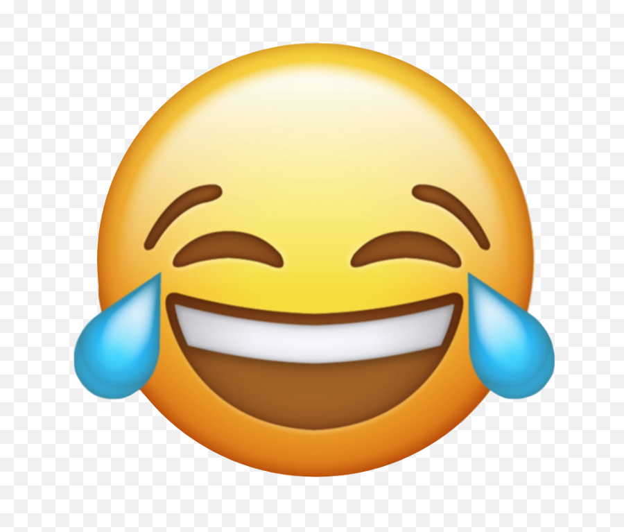 Emoji Yellow Conedy Funny Laughing - Funny Emoji,Tree Emoticon Web