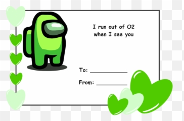 I Got Inspiration To Make Valentines Cards Please Enjoy - Among Us Valentines Cards Emoji,Scrambled Emotions