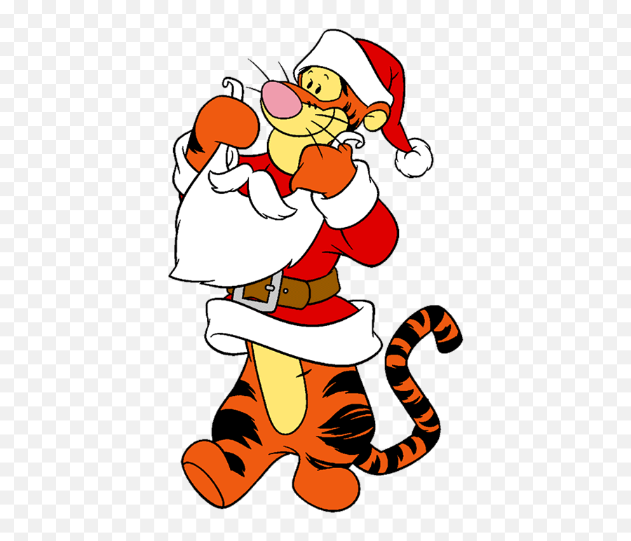 Pooh Clip Art For Christmas - Tigger Earrings Tigger As Tiger Winnie The Pooh Christmas Emoji,Emoji Charms